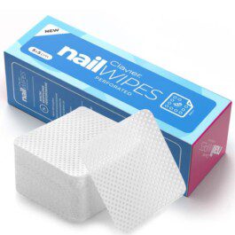 Clavier Nail Wipes Perforowane waciki do paznokci, bezpyłowe – 325 szt., manicure