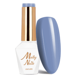 Lakier hybrydowy Molly Nails Blue Sky Butterfly Blue Hema/di-Hema free 8g Nr 112