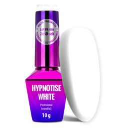 Lakier hybrydowy MollyLac Hypnotise White 10g