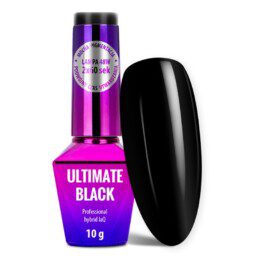 Lakier hybrydowy MollyLac Ultimate Black 10g