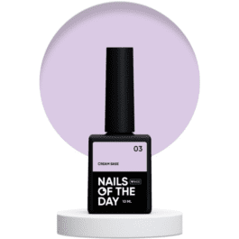 Nails Of The Day Cream base 03 – fioletowa baza do wrażliwych paznokci, 10 ml