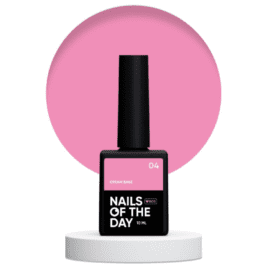 Nails Of The Day Cream base 04 – różowa baza do wrażliwych paznokci, 10 ml