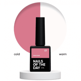 Nails Of The Day Termo base 01 – termo baza (zgaszony róż/mleczna), 10 ml