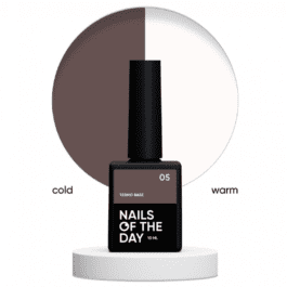 Nails Of The Day Termo base 05 – termo baza (mocaccino/mleczna), 10 ml