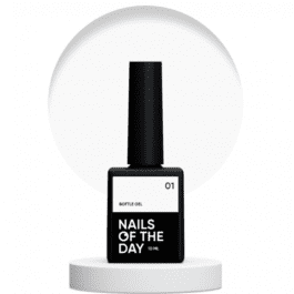 Nails Of The Day Bottle gel 01 – biały żel do wzmocnienia i naprawy, 10 ml