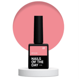 Nails Of The Day Bottle gel 07 – koralowo-czerwony żel do wzmocnienia i naprawy, 10 ml