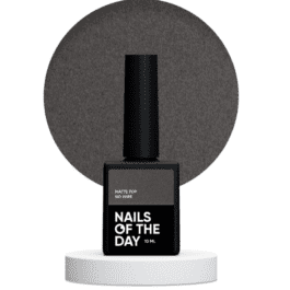 Nails Of The Day Matte top no wipe-matowy top bez lepkiej warstwy i z filtrem UV, 10 ml