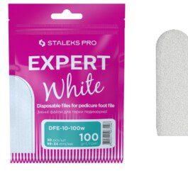 Staleks Pro Wymienne pilniki białe do tarki do pedicure EXPERT 10 100 grit (30 szt)