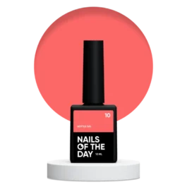 Nails Of The Day Bottle gel 10 – czerwony żel do wzmocnienia i naprawy, 10 ml