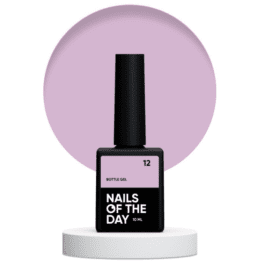 Nails Of The Day Bottle gel 12 – kryjący nudowy żel do wzmocnienia i naprawy, 10 ml