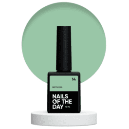 Nails Of The Day Bottle gel 14 – kryjący zielony żel do wzmocnienia i naprawy, 10 ml