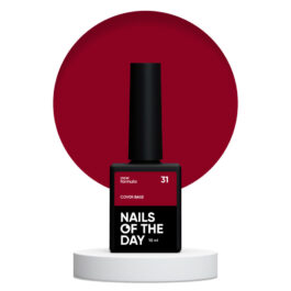 NAILSOFTHEDAY Cover base NEW 31 – czerwona baza hybrydowa, 10 ml