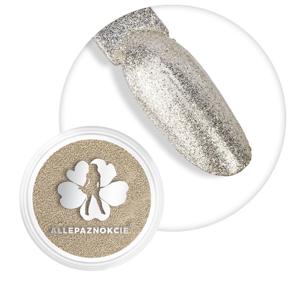 Pyłek do paznokci Allepaznokcie Silver Magic Dust 1 g