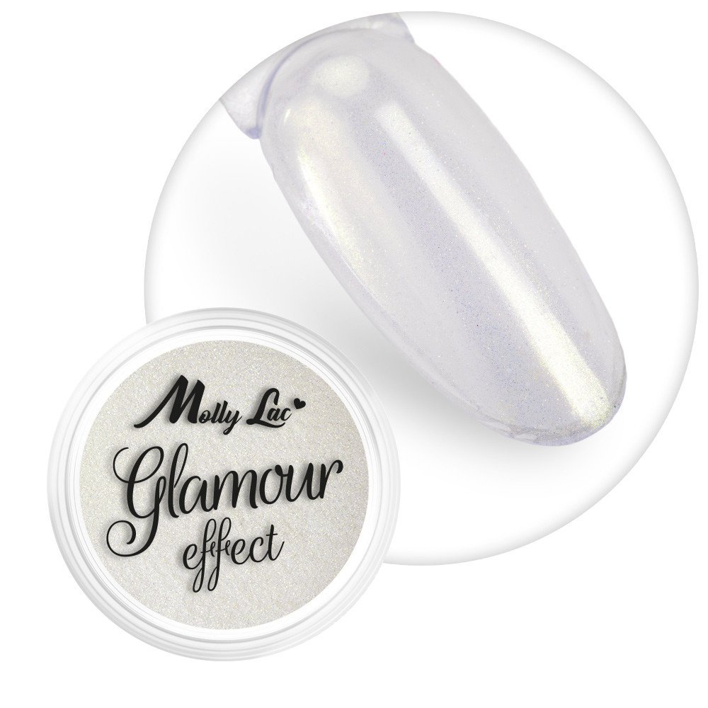 Pyłek do paznokci MollyLac Glamour Effect Gold Nr 2