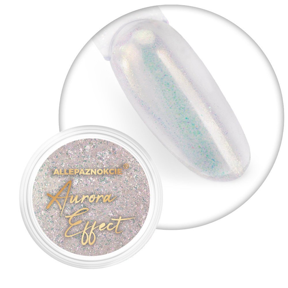 Pyłek do paznokci Aurora Mirror Allepaznokcie Glow 0,3 g Nr 4