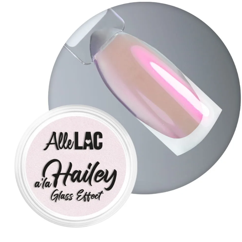 Pyłek do paznokci AlleLac A la Hailey Glass Effect Nr 3