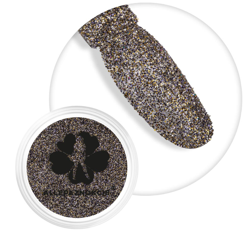 Pyłek do paznokci Sequin Quartz Effect Nr 31 King Of Gold złoty brokat biżuteryjny